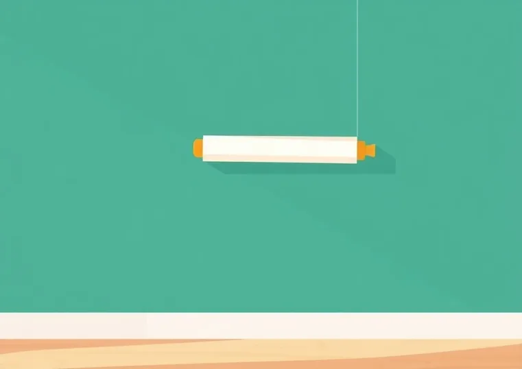Pose de papier peint, rouleau et brosse à maroufler